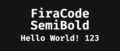 FiraCode-SemiBold